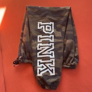 4 for $20! VS PINK camo jogger sweats
